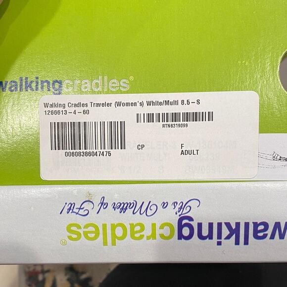 Walking Cradles White Woven Flats - Picture 5 of 5